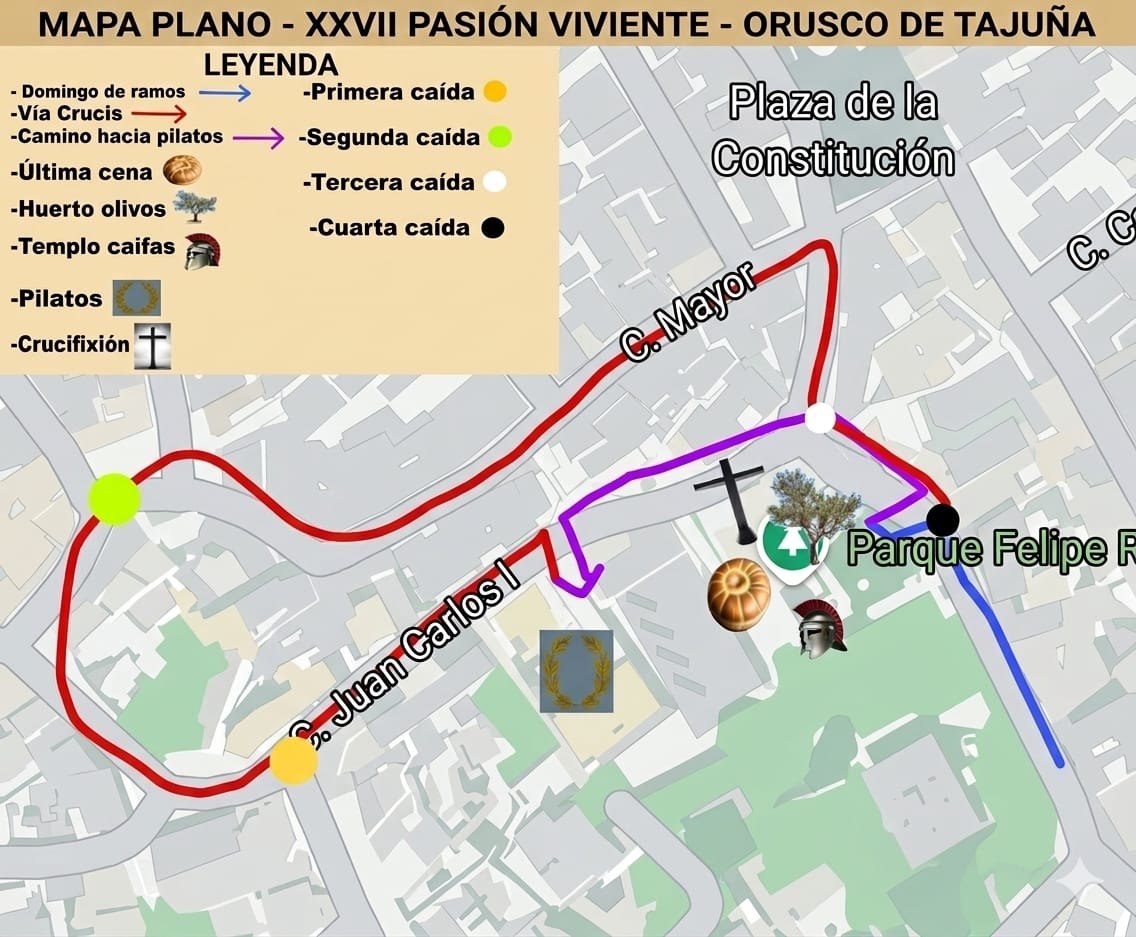 Plano del recorrido